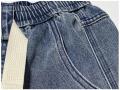 IELGY Quần soóc rộng mùa hè của quần đùi denim nam khâu. 