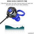 Tai Nghe Game Thủ Chơi Game SIDOTECH G18 Dòng Tai Nghe Gaming Cho Điện Thoại Có Mic Chơi Pubg FF Liên Quân Tốc Chiến Thiết Kế Tai Nghe Có Dây Nhét Tai In Ear Tai Nghe Chơi Game Esport Điện Thoại Máy tính PC - Hàng Chính Hãng. 