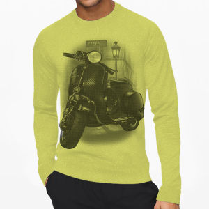 VESPA LAMPU | Kaos Lengan Panjang Pria & Wanita | Distro | Sablon | Murah | Produk Lokal | CIAO.ID