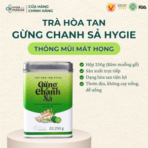 Trà Gừng Chanh Sả Hygie 120g/150g/250g - Giữ ấm làm dịu cổ họng