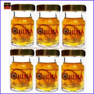 Nước uống Đông Trùng Hạ Thảo Tổ Yến Hima Daily (6 lọ x 70ml/lọ).
