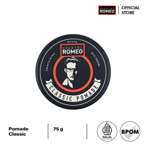 SHANTOS ROMEO Pomade Rambut 75 G Classic Pomade Hair Oil Minyak Rambut Wax HOL-SHANTOS Greasy & Shines With Ginseng
