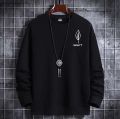 DEEPCLOTH- Sweater Sweatshirt Pria / Crewneck / Sweater Cowok Keren / Jaket Pria Terbaru Keren Gaya / Jaket Hoodie Pria / Hoodie Pria Tebal / Sweter Pria / Warna Hitam / Putih / Abu / COD Bayar Di tempat. 
