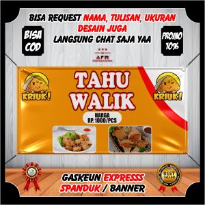 Spanduk Tahu Walik Banner Tahu Walik Spanduk Jualan Tahu Walik Berkualitas Desain Custom Terbaru Cod