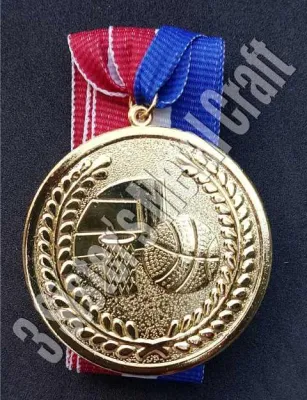 Medals (Basketball) 2 inch diameter gold 2mm thickness