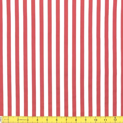 Stripe Design 100% Combed Cotton Twill Woven Fabric (60 inch wide)