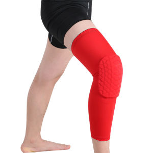 1 PCS Knee Pad Strong Honeycomb Crashproof Basketball Leg Sleeves For Basketball Running Cycling Weightlift