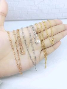 KALUNG PERAK SILVER 925 LAPIS EMAS/KALUNG RANTAI JEDAR 2 LAYER/ASLI SILVER 925/KALUNG FASHION WANITA TERBARU