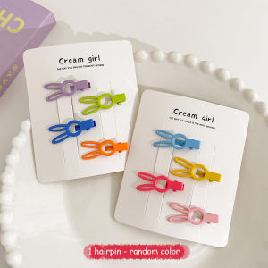 กระต่ายน่ารักน่ารัก Stereo Plush กิ๊บผมเครื่องประดับผม Headwear หวาน AHOURR