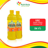 UFC Super Fiesta Coconut Oil 1L PET Bundle of 2: A Natural Solution for Health & Cooking