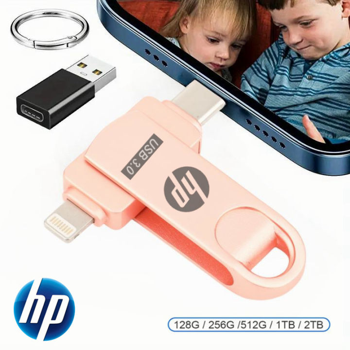 HP TYPE-C Flash Drive 1TB 2TB Pendrive for IPhone /Android/Usb/Otg