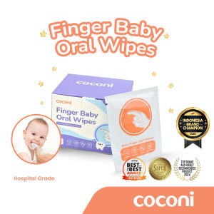 COCONI Finger Baby Oral Wipes 30 Pcs | Kasa Pembersih Lidah Gusi Gigi Mulut Bayi