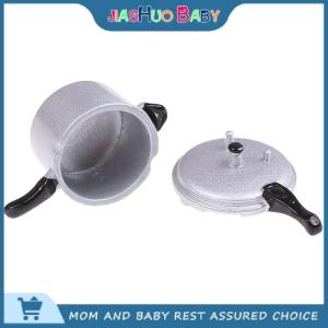 JiaShuo Baby Toy Cooking Utensil Pressure Cooker Kitchen Tools 1:12 Scale Dollhouse Miniature