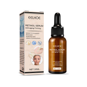 Eelhoe Retinol Anti Wrinkle Serum Lifting Firming Face Essence Moisturizing Nourishing Anti-Aging Deep Skin Care Facial Essence Oil Fade Fine Lines Repair Dry Loose Skin Tighten Whitening Brighten Repair Skin Smooth Essence Liquid（30ml）