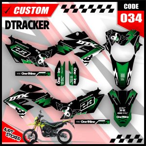 DECAL KAWASAKI DTRACKER - BOLEH REQUES NAMA KALIAN . AJRT.RA.034
