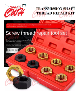 8PCS CAR AUTOMOTIVE TRANSMISSION SHAFT DRIVESHAFT DRIVE SHAFT AXLE SPINDLE SCREW THREAD REPAIR KIT RETHREADING TOOL CWH TOOLS SDN BHD CWH TOOLS TRADING CWH GROUP