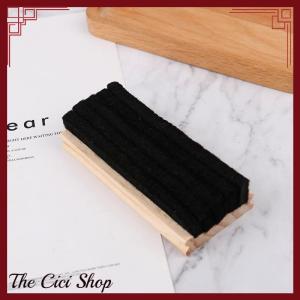 [The Cici Shop] Wool Felt Eraser Wooden Chalkboard Duster Classroom Cleaner Blackboard Eraser