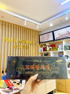 Cao linh chi hộp gỗ đen 3 lọ Hàn Quốc - GOLD Korean YOUNGJI Korean Longevity Mushroom Extract