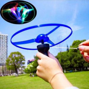 Glowing Gyro Toys Flash Bamboo Dragonfly Childrens Ejection Set Kindergarten Small Gifts toy for boys