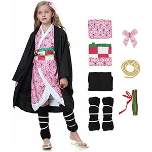 《1114》Cosplay Costume Kimono Anime Cosplay Outfits Cape Christmas Thanksgiving Day Uniform for Kids Girls