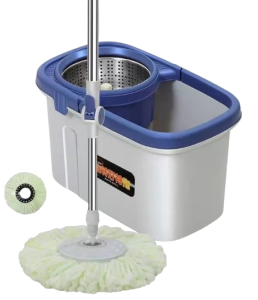 Mop and Bucket with Wringer Set | Wet/Dust Floor Cleaning | Floor Mop KMV Trading