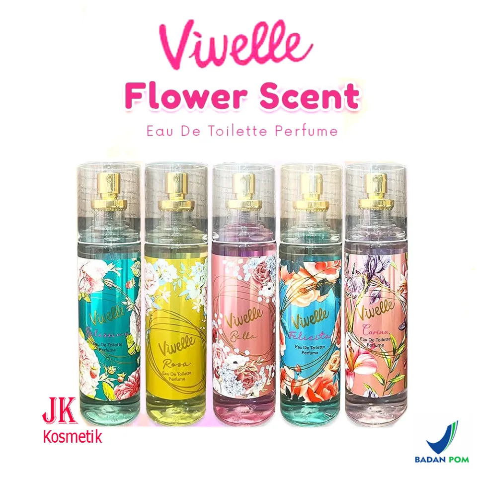 Vivelle Eau De Toilette Perfume Parfum EDT 100 mL Aroma Bunga