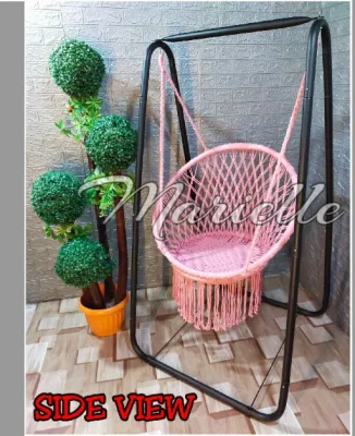 HAMMOCK CLASSY SWING HEAVYDUTY COMPLETE SET ( HAMMOCK CLASSY CHAIR WITH HEAVYDUTY METAL STAND)
