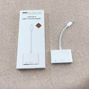 Thích Hợp Cho Apple OTG Kết nối ngoài của bộ chuyển đổi U Quay USB Bộ chuyển đổi ổ đĩa flash USB iPhone13 Tai nghe với nhiều giao diện