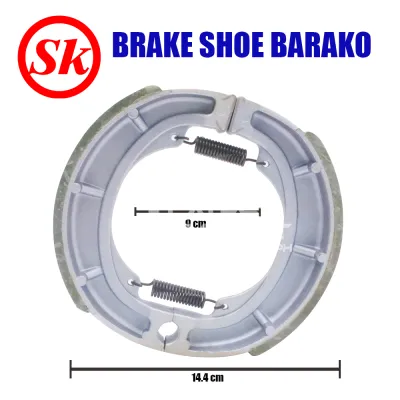SK Brake Shoe Rubberized Without Canal For BARAKO 175