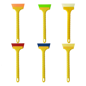 Professional Glass Squeegee Glass Wiper Ice With Rubber Edge For Tight Corners And Smooth Surfaces