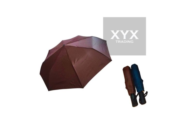 3F UMBRELLA DOUBLE BLACK AUTOMATIC #8232 | Lazada PH