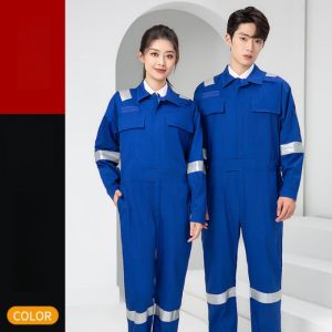 Mens Workwear Coveralls Jumper For Men Labor Uniform Reflective Safety Work Coveralls Suit Mechanic Jumpsuits Workwear For Men M-2XL