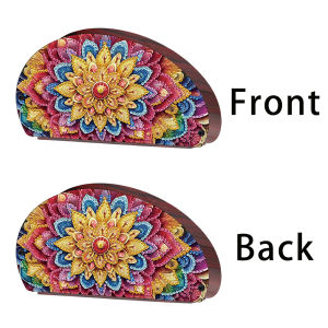 【New Arrival】 Creative Wooden Animal Decor Artifacts with Rhinestones for Living Room and Shelf Display