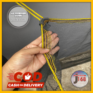 J168 - Keramba Ikan jaring waring RK Anti Geser Double Track Triple Track Siap pakai ukuran 2x2x50