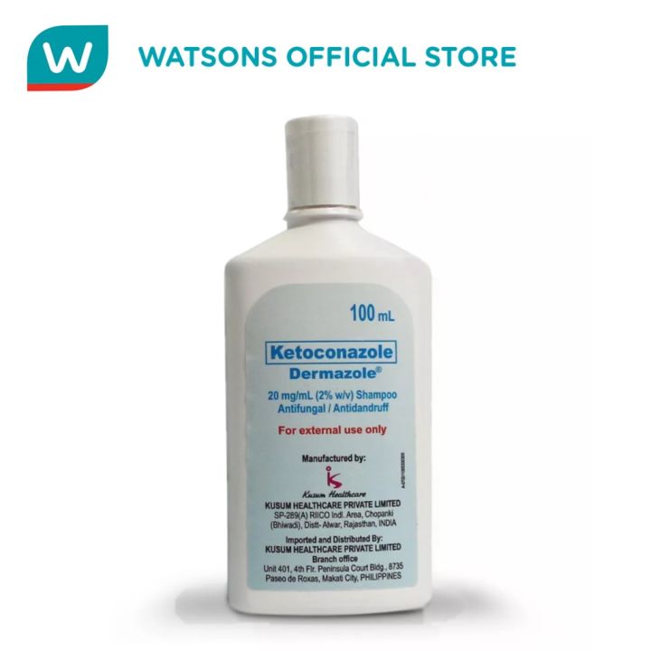 KETOCONAZOLE Dermazole Antifungal and Antidandruff Shampoo 100ml
