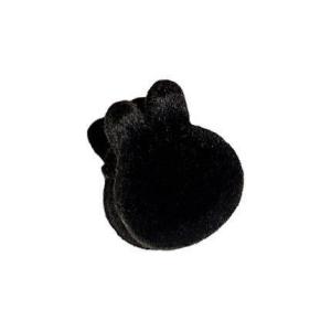 Klip Rambut Mini Flocked Hair Claw Clip Rabbit Ear Heart Velvet Bangs Clip Korean Hair Accessories