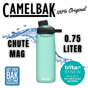 CAMELBAK Chute Mag 25oz (Renew) Water Bottle  Original 0.75Liter Volume Leak Proof water bottle 750ml bpafree
