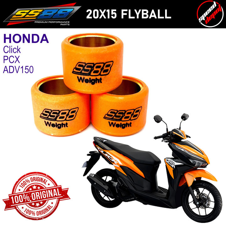 SS88 Roller Ball/Flyball 20x15 [8G] [9G] [10G] [11G] [12G] Honda Click/PCX/ADV150 | Fly Ball / Bola | Speed Depot