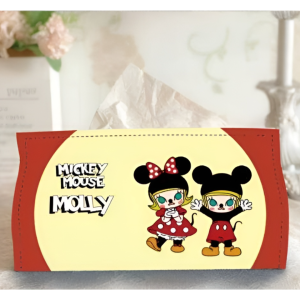 👜 ที่ใส่ทิชชู่แบบพับเก็บได้ ลาย Molly ใส่ได้กับกระดาษทิชชู่ทั้งแบบกล่องและแบบห่อ ทั้งไซส์ใหญ่และไซส์เล็ก ขนาด 25×12×12 cm