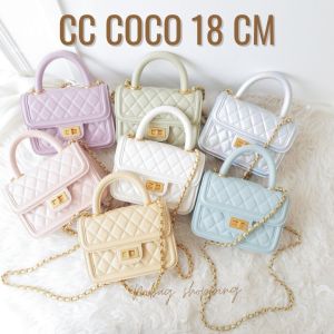 ❗❗  ทักแชทรับส่วนลด ❗❗  กระเป๋าสะพาย CC Coco 18 cm หนังแกะ Pu premium mbagshop กระเป๋าสะพายผญ กระเป๋า กระเป๋าสตางค์ กระเป๋าผู้หญิง กระเป๋าถือผู้หญิง กระเป๋าสะพายข้าง