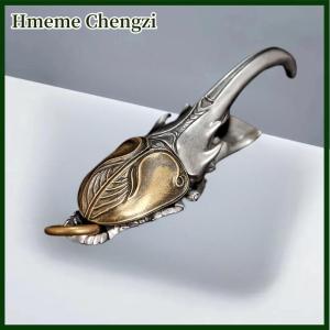 Hmeme Vintage Beetle Keychain Metal Bottle Opener With Intricate Wing Design Durable Keyring For Men Metallic Finish Unique Gift
