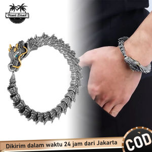 Gelang Kepala Naga Hadiah Pria Gelang Naga Pria Cowok Keren Mendominasi Kelas Atas Retro
