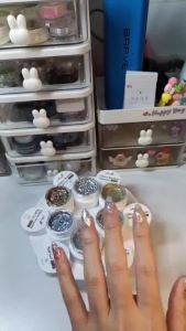 Monja 5ml Móng Tay Nghệ Thuật Lấp Lánh Kim Sa Lấp Lánh Gel Disco Shining Flash Phản Quang Ngâm Tắt UV LED Varnish DIY Dụng Cụ Làm Móng Tay