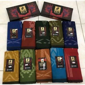 COD Sarung Tenun Mangga kembang motif terbaru fashion muslim murah