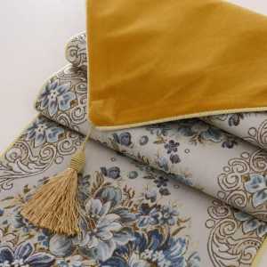 Table Runner Belgi Taplak Meja Buffet Panjang Mewah Gold Cantik 150 180 210 250 270 300 350 cm