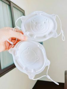 Khẩu trang 3D cho bé hình gấu dễ thương UNI MASK Set 3 cái siêu cute - Made in Việt Nam