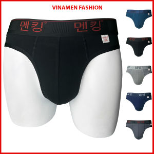 Combo 5 quần lót nam vải cotton cao cấp lưng Hàn Quốc thấm hút tốt xì sịp nam co giãn 4 chiều