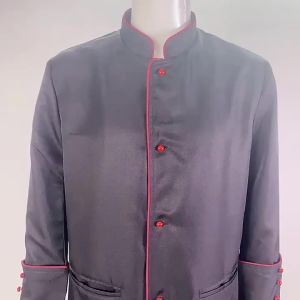 Áo khoác trench cho linh mục áo choàng áo choàng giáo sĩ áo choàng cho người thuyết giáo áo choàng nam áo choàng tinh khiết cổ đứng áo khoác đơn đồng phục giáo sĩ