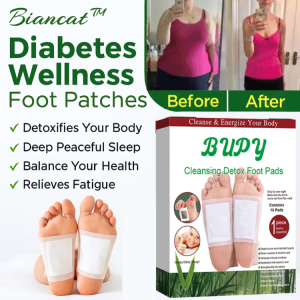 Herbal Plant Blood Sugar Lowering Cleansing Foot Pads Detox Foot Pads Improves Blood Circulation Stress Relief
