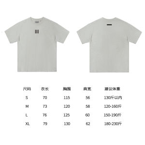 FOG Main Line ESSENTIALSZONE Three-party collaboration Hollywood summer new high street fashion brand loose short-sleeve shirt T Shirt